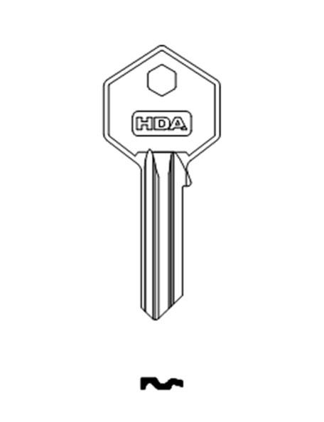 普通钥匙BD-1R