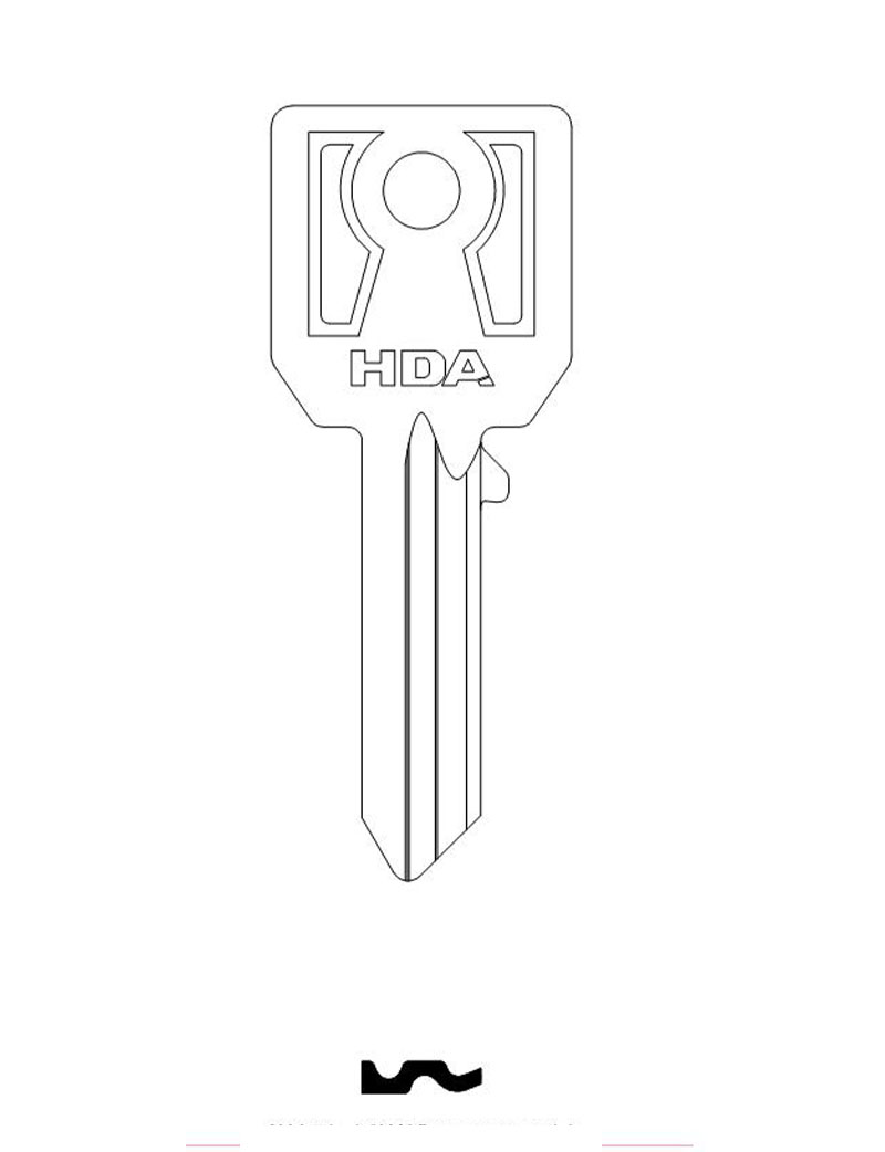 普通钥匙DOM-2L
